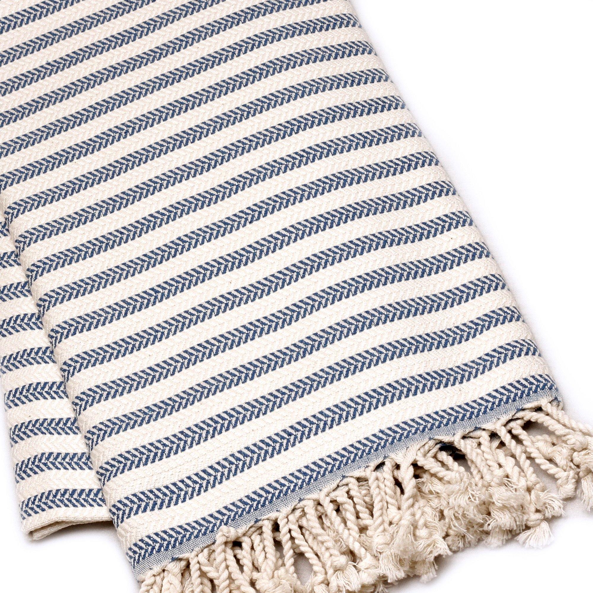 Serviette Hamam Pestemal Bicolore