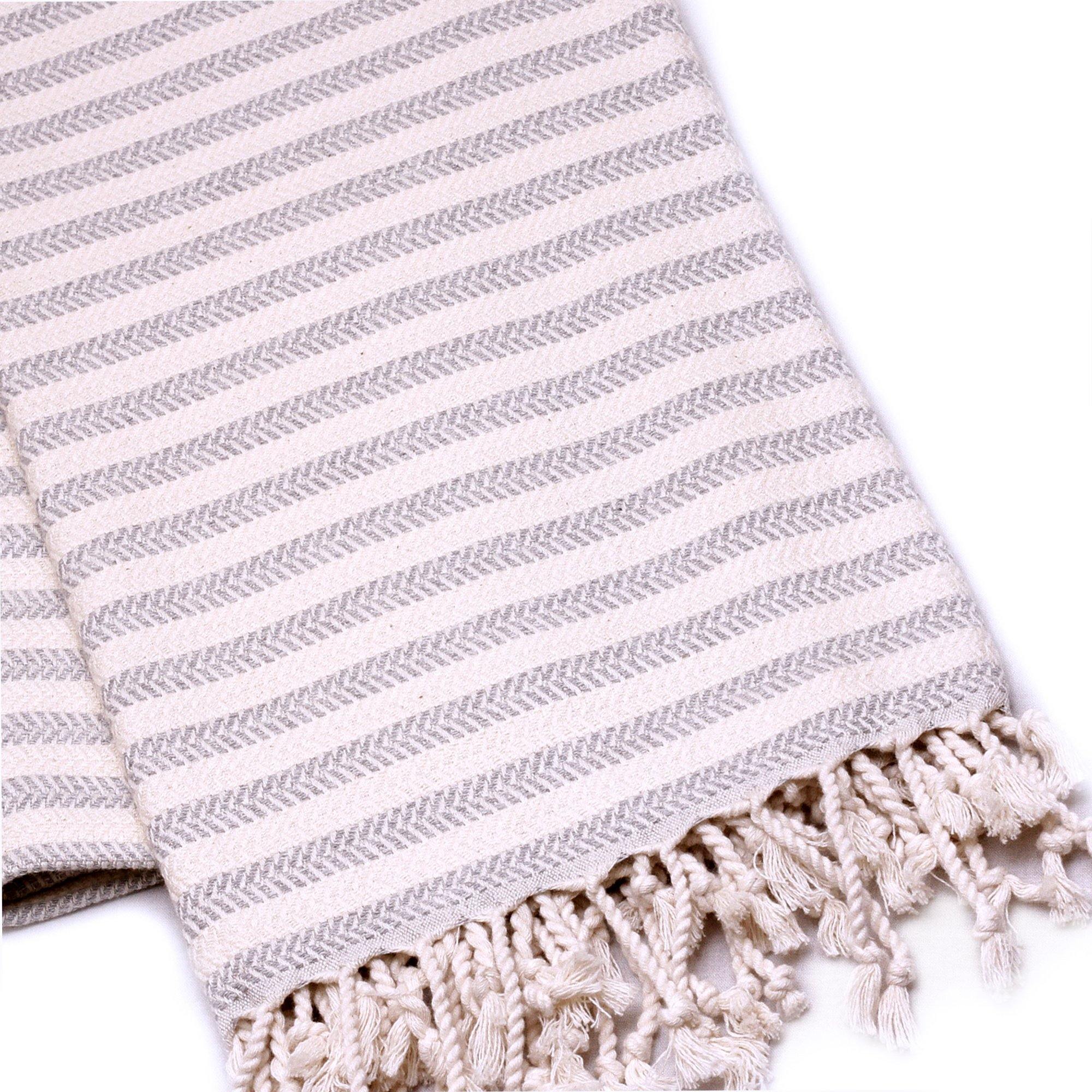 Serviette Hamam Pestemal Bicolore