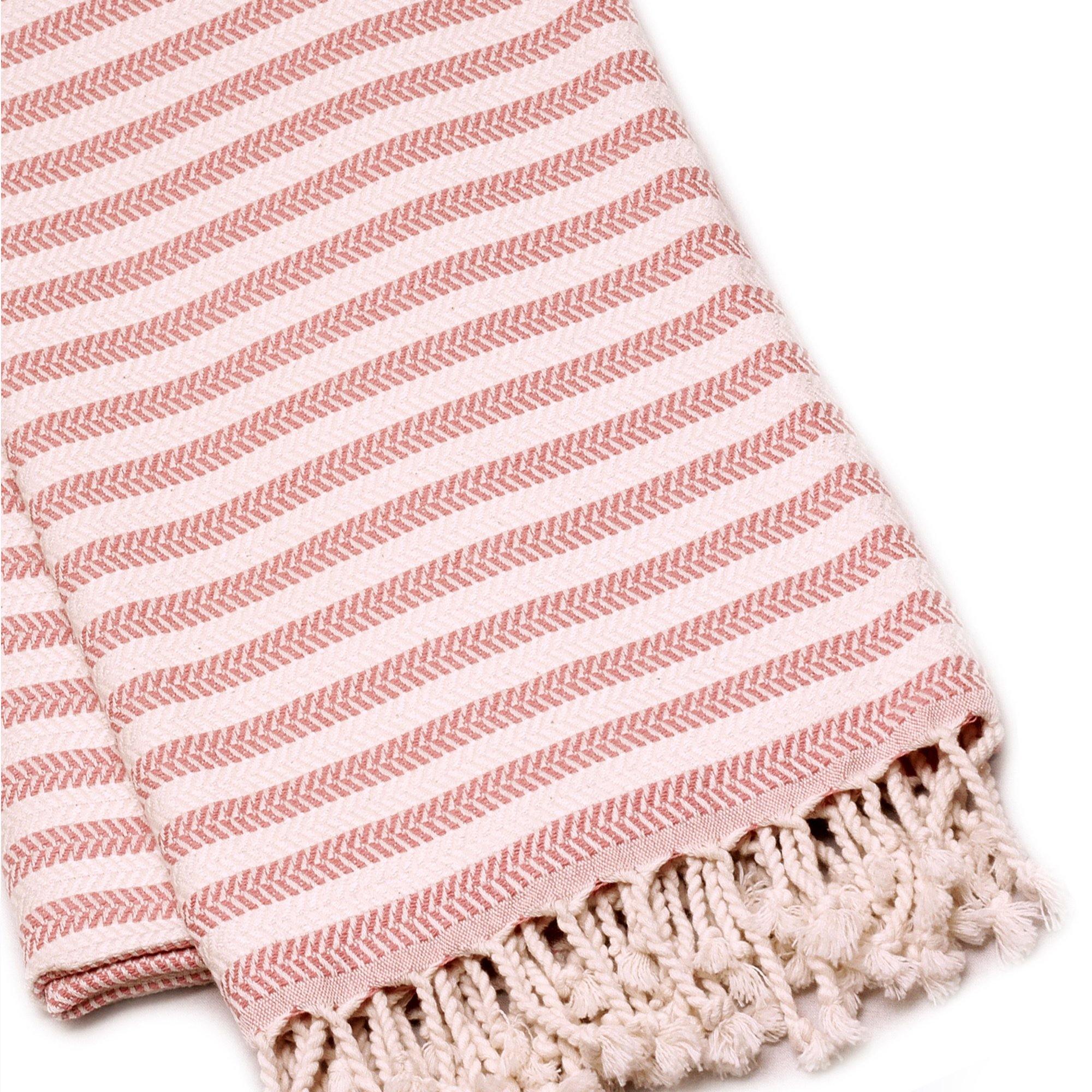 Serviette Hamam Pestemal Bicolore