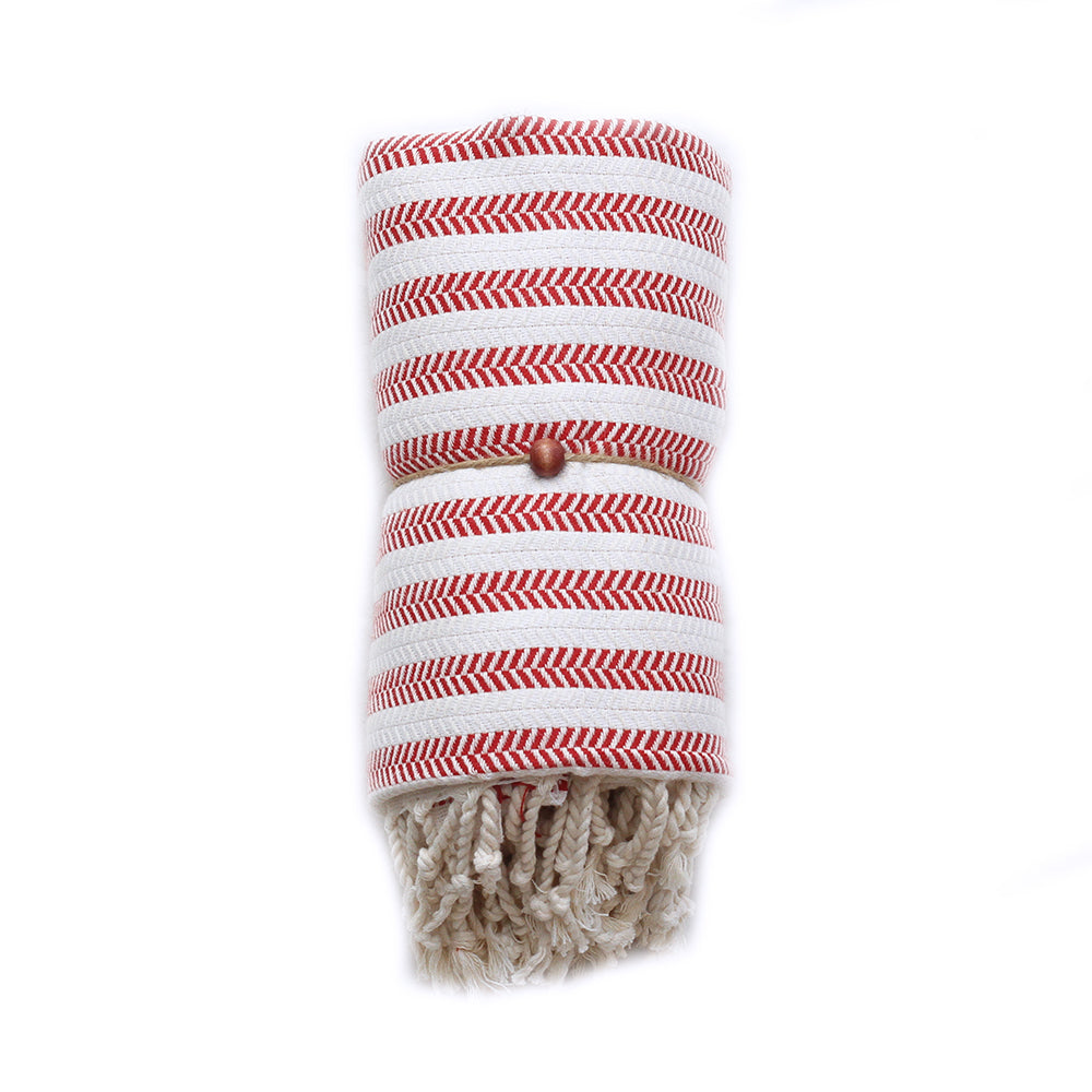 Serviette Hamam Pestemal Bicolore