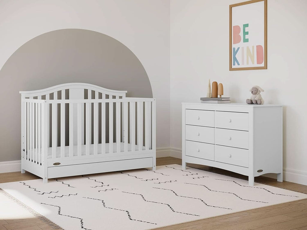 Commode Noah 6 tiroirs blanc