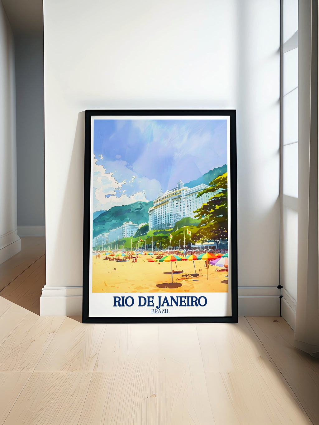 Affiche Rio De Janeiro - Copacabana Beach