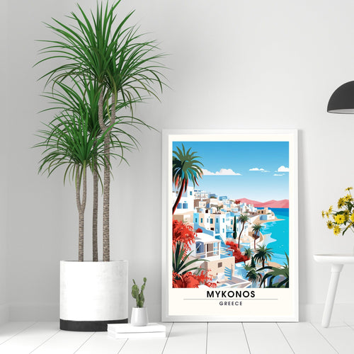 Affiche Déco – Mykonos, Grèce