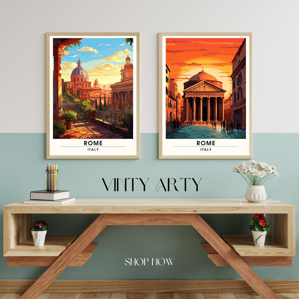 Affiche Rome | impression de voyage Rome  | Impression Rome  | Affiche Italie