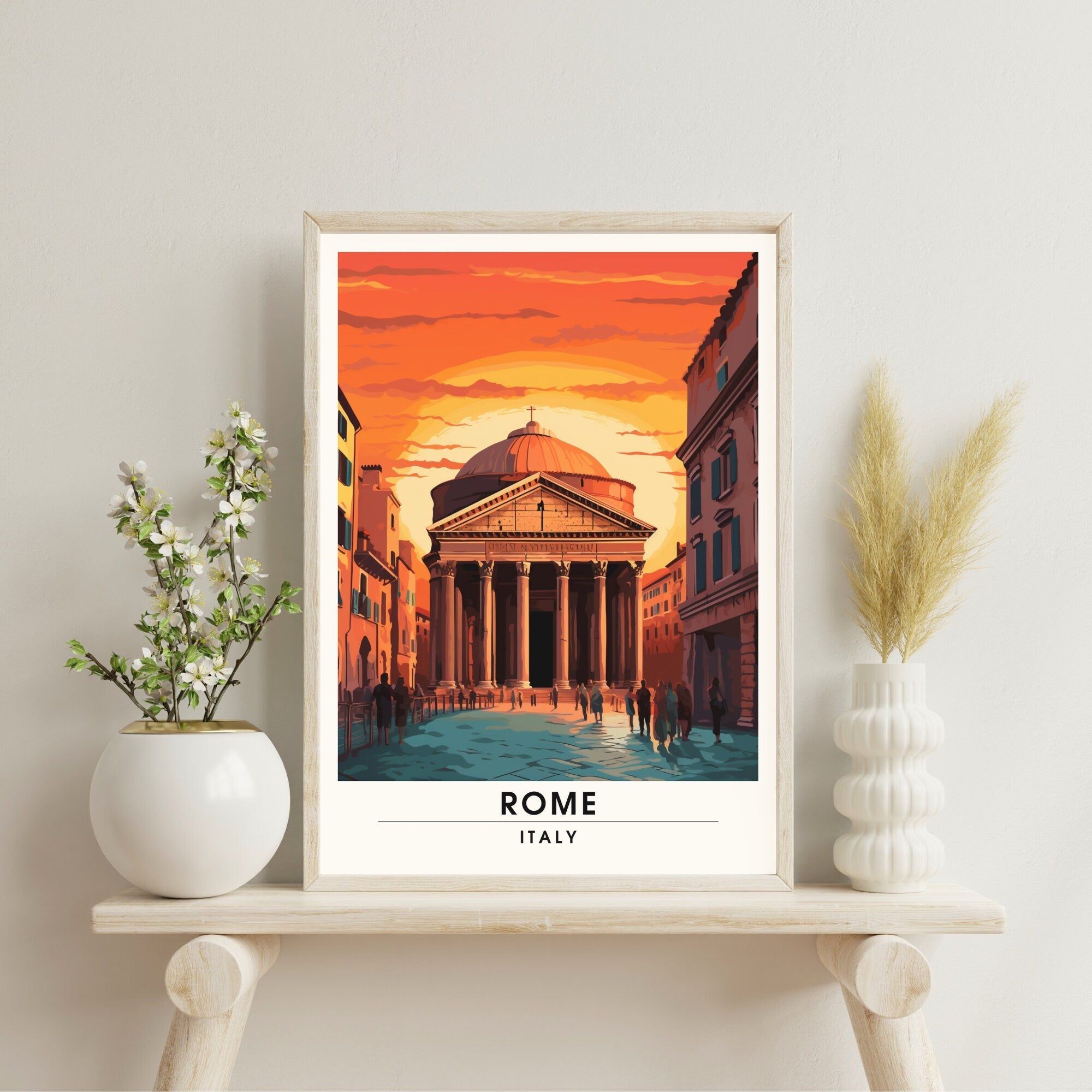 Affiche Rome | impression de voyage Rome  | Impression Rome  | Affiche Italie