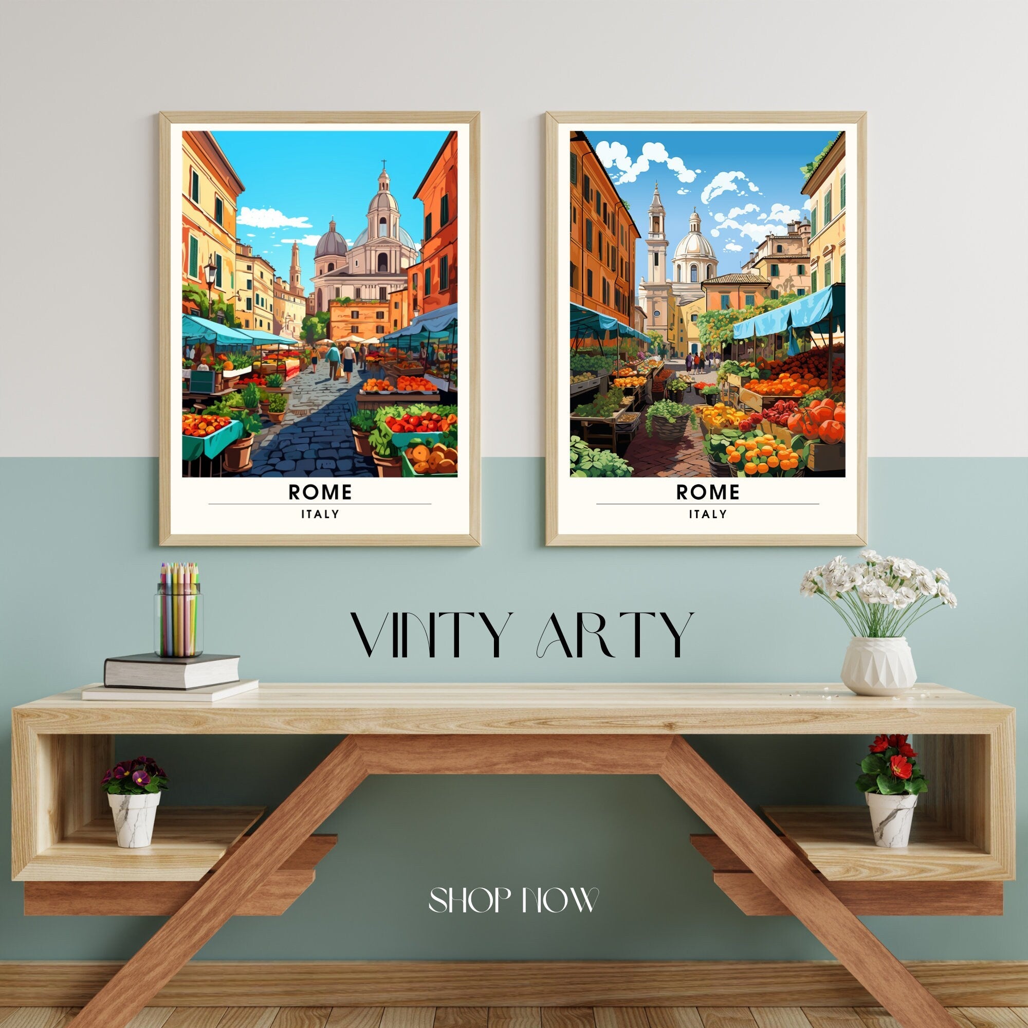 Affiche Rome | impression de voyage Rome  | Impression Rome  | Affiche Italie