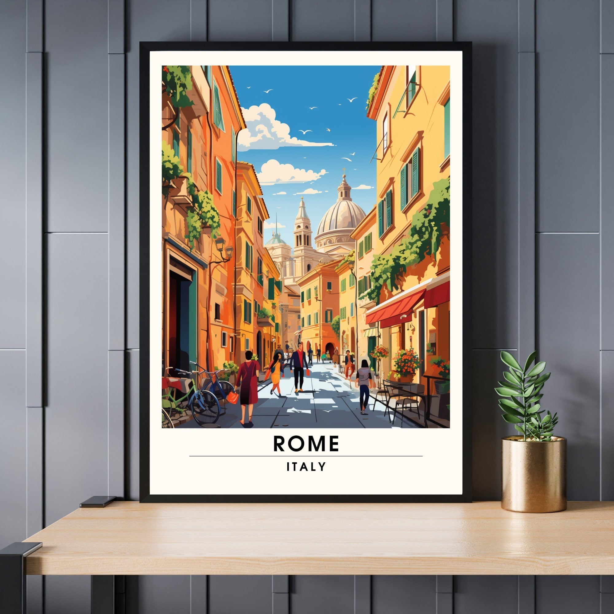 Affiche Rome | impression de voyage Rome  | Impression Rome  | Affiche Italie