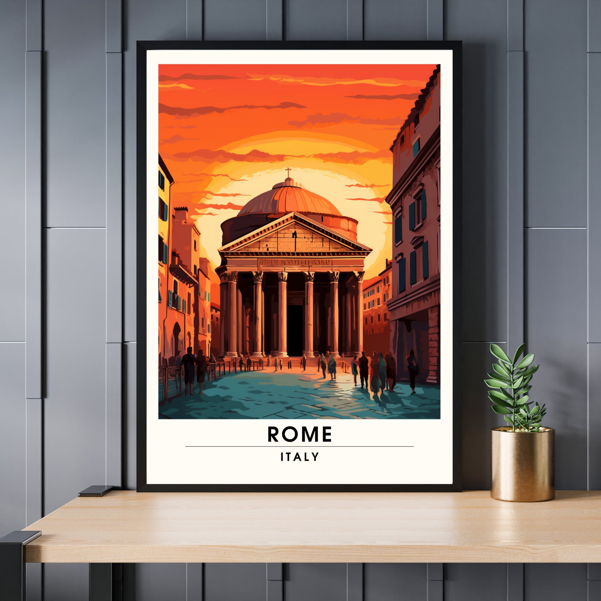 Affiche Rome | impression de voyage Rome  | Impression Rome  | Affiche Italie