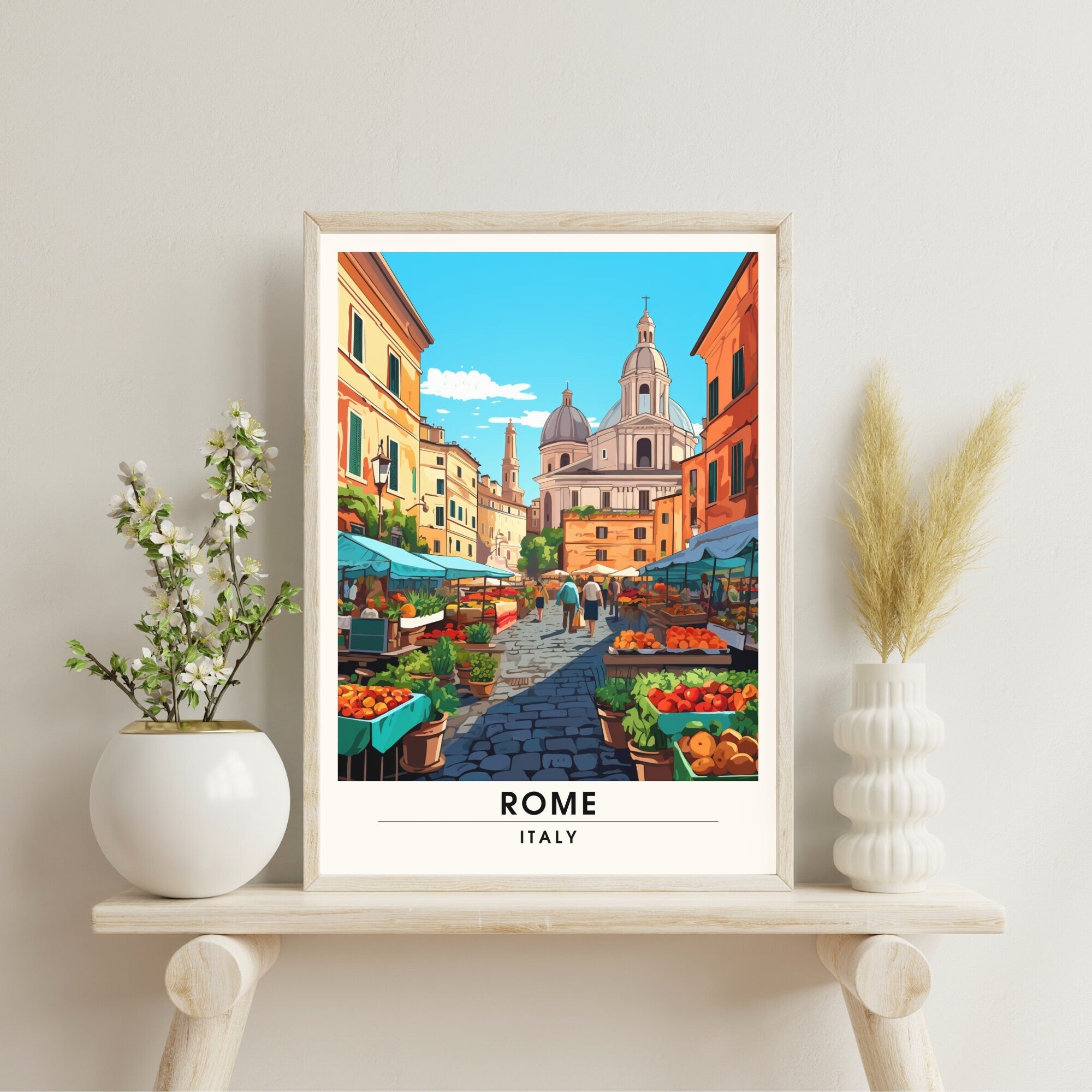 Affiche Rome | impression de voyage Rome  | Impression Rome  | Affiche Italie