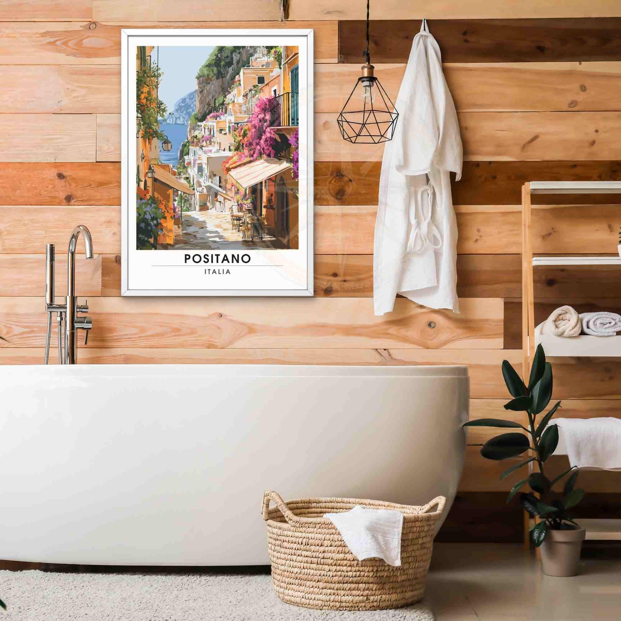 Affiche Positano | Impression Positano, Italie
