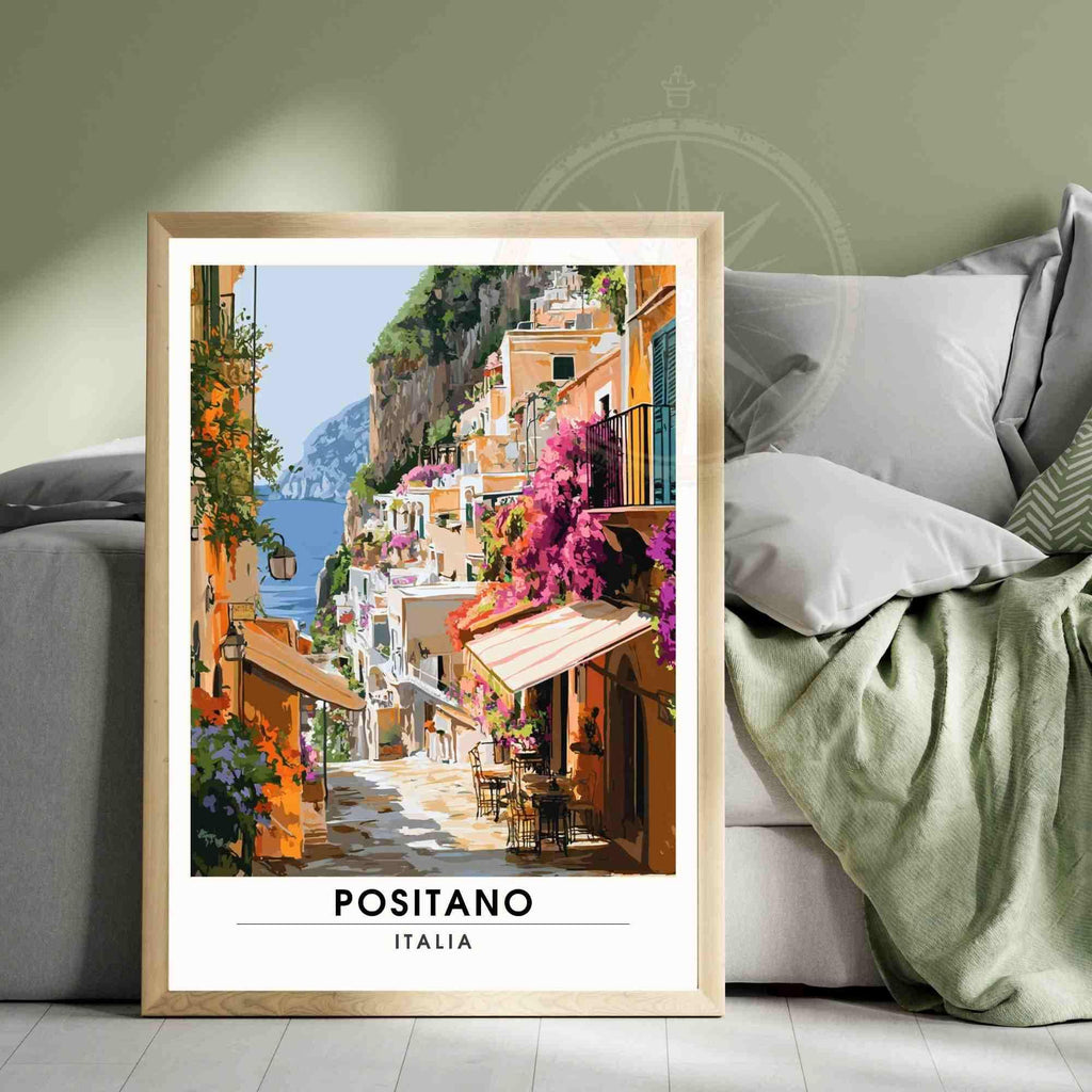 Affiche Positano | Impression Positano, Italie
