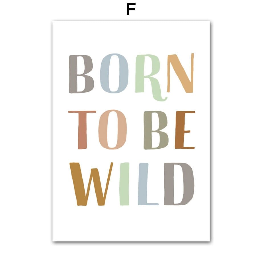 Affiche Chambre Enfant Animaux Jungle · Prénom Personnalisé · Décoration Murale · Impression sans Cadre