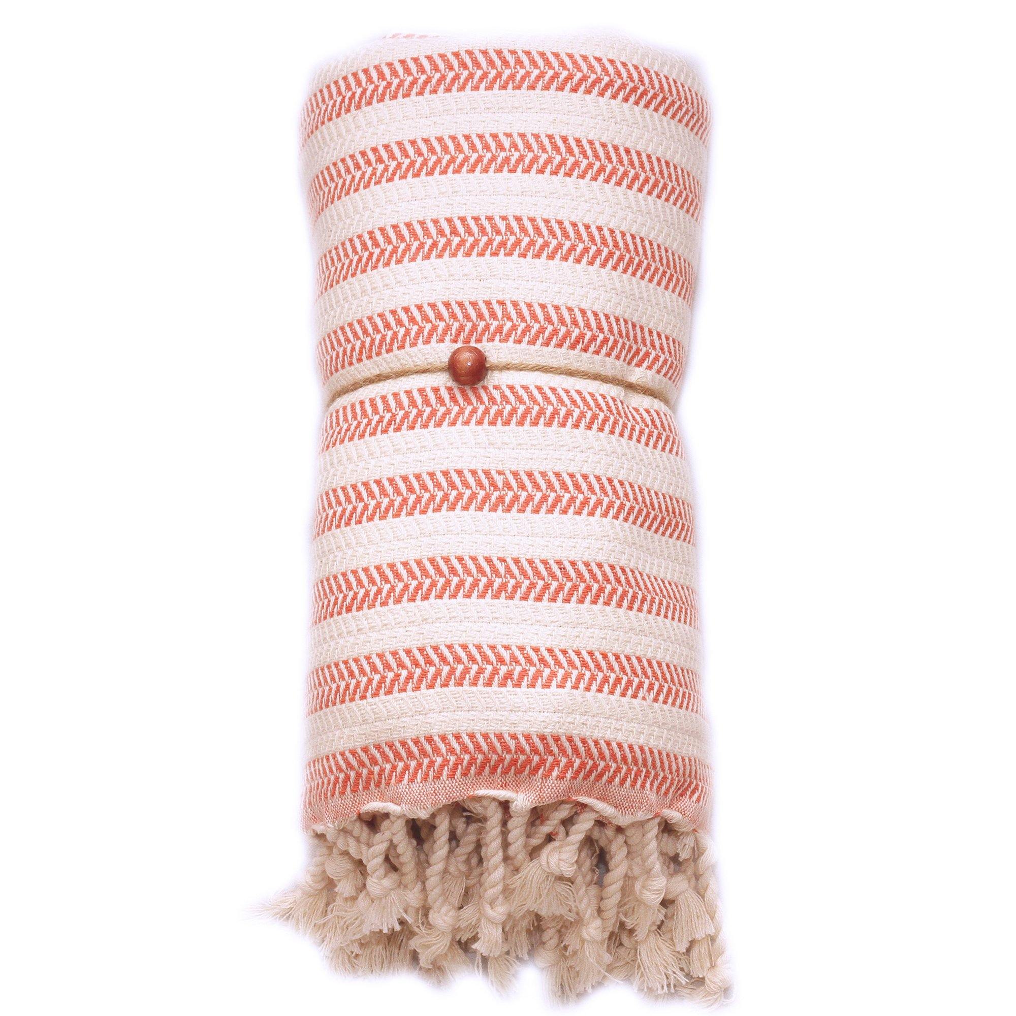 Serviette Hamam Pestemal Bicolore