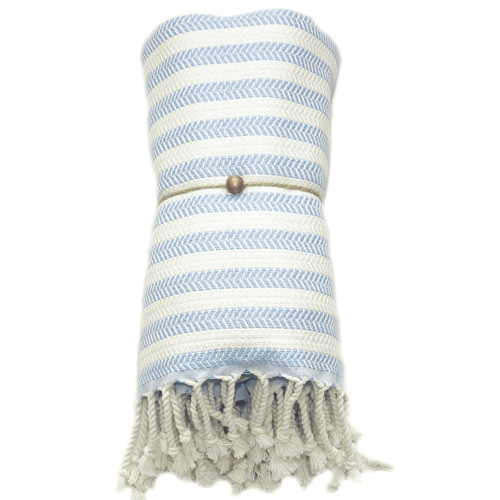 Serviette Hamam Pestemal Bicolore