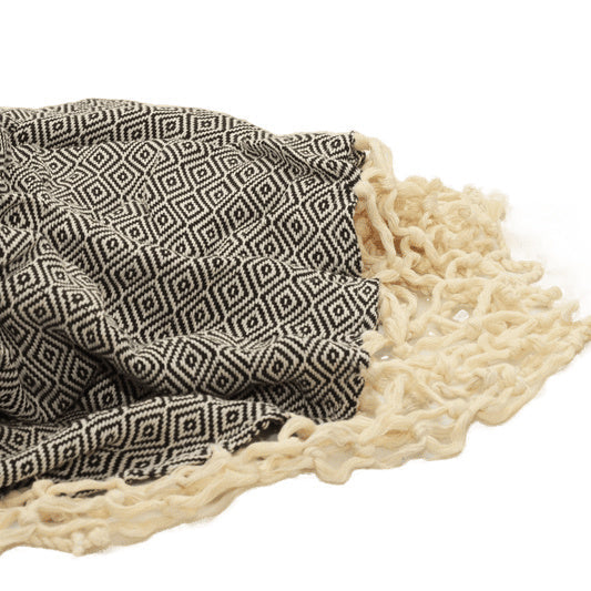 Serviette de Plage Ronde en Coton Turc
