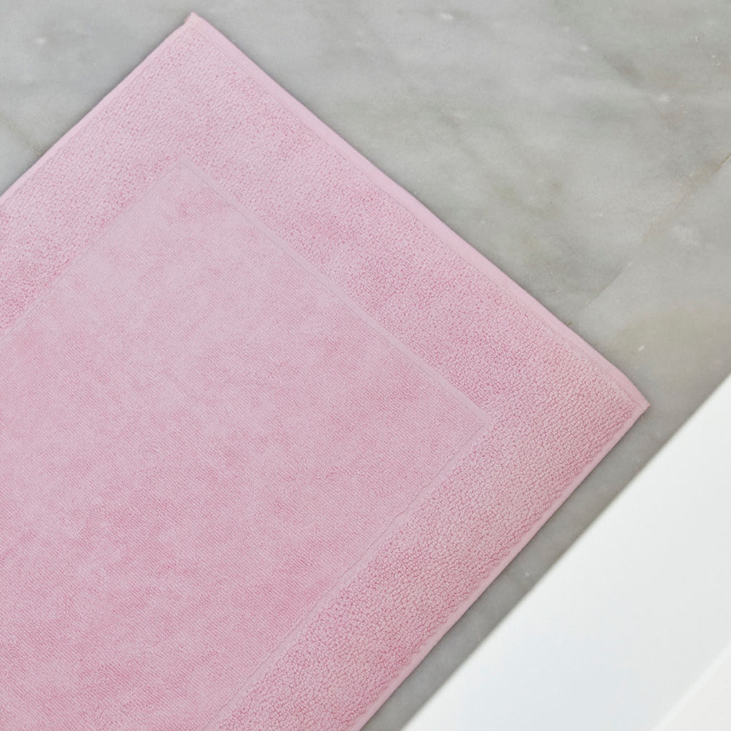 Baby pink bath mat