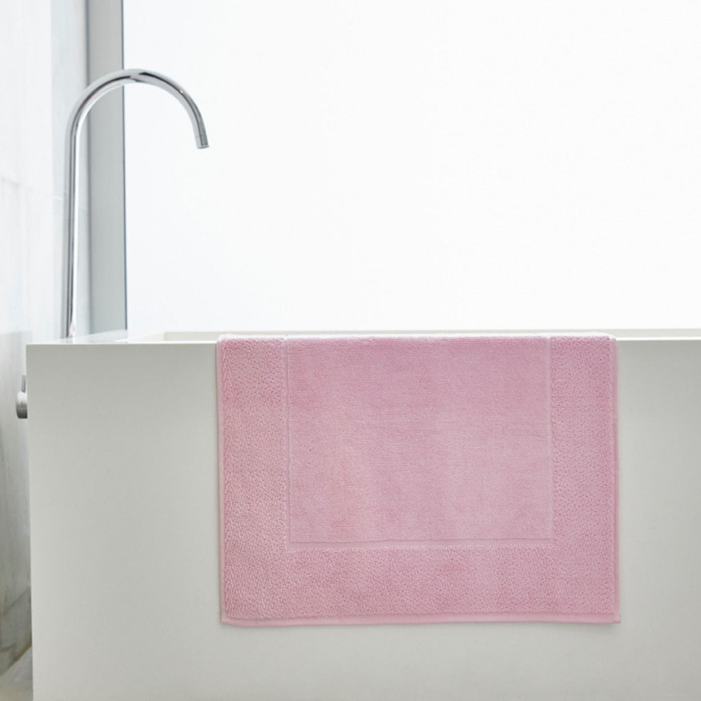 Baby pink bath mat