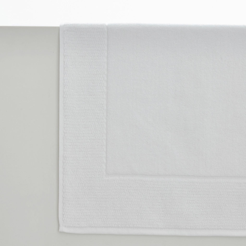 White bath mat