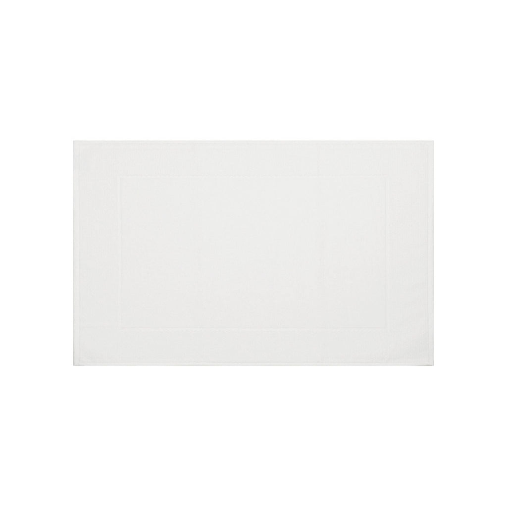 White bath mat