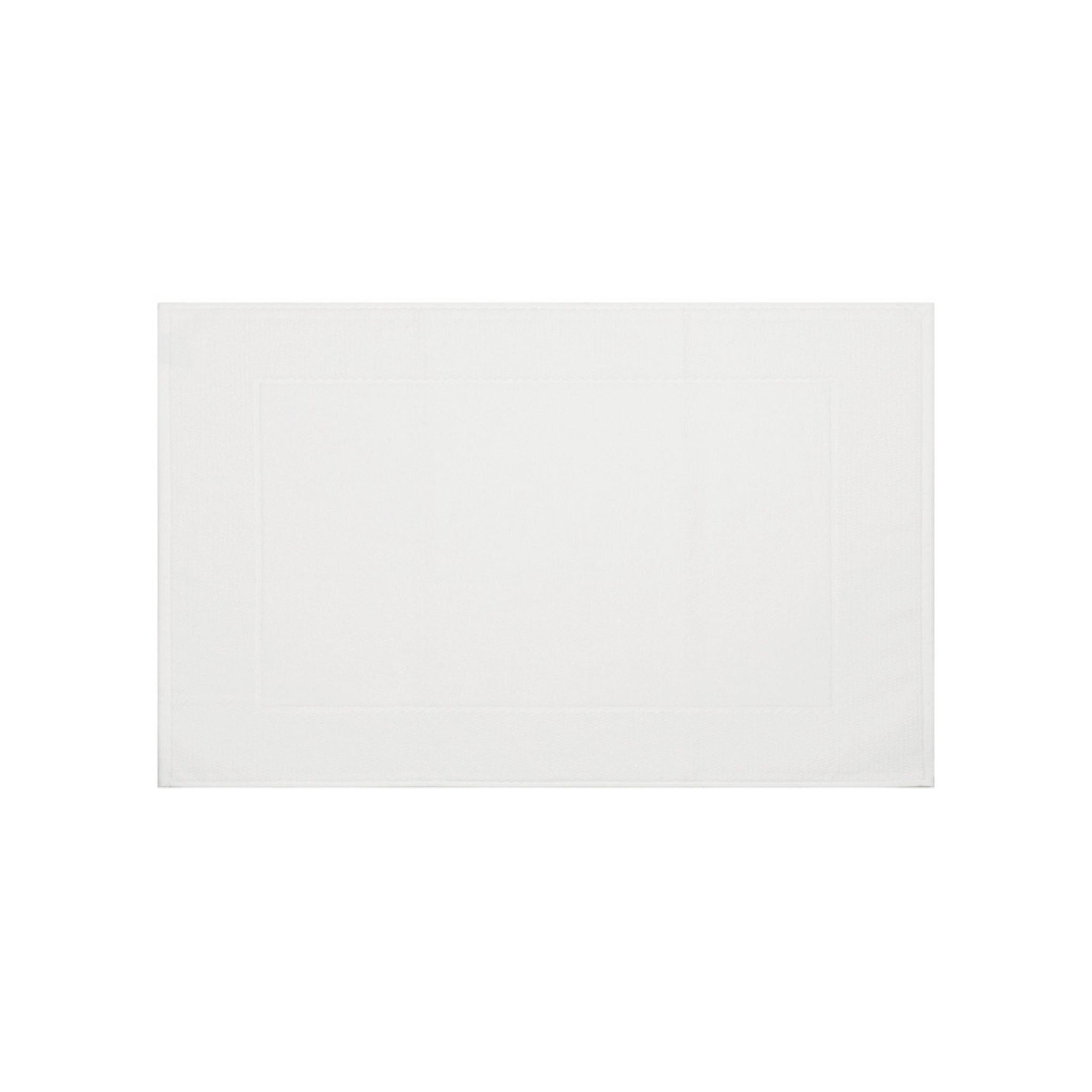 White bath mat