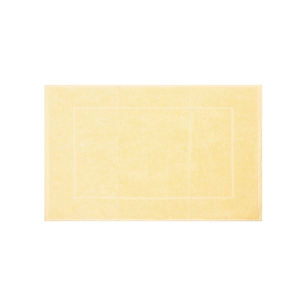 Yellow chic bath mat
