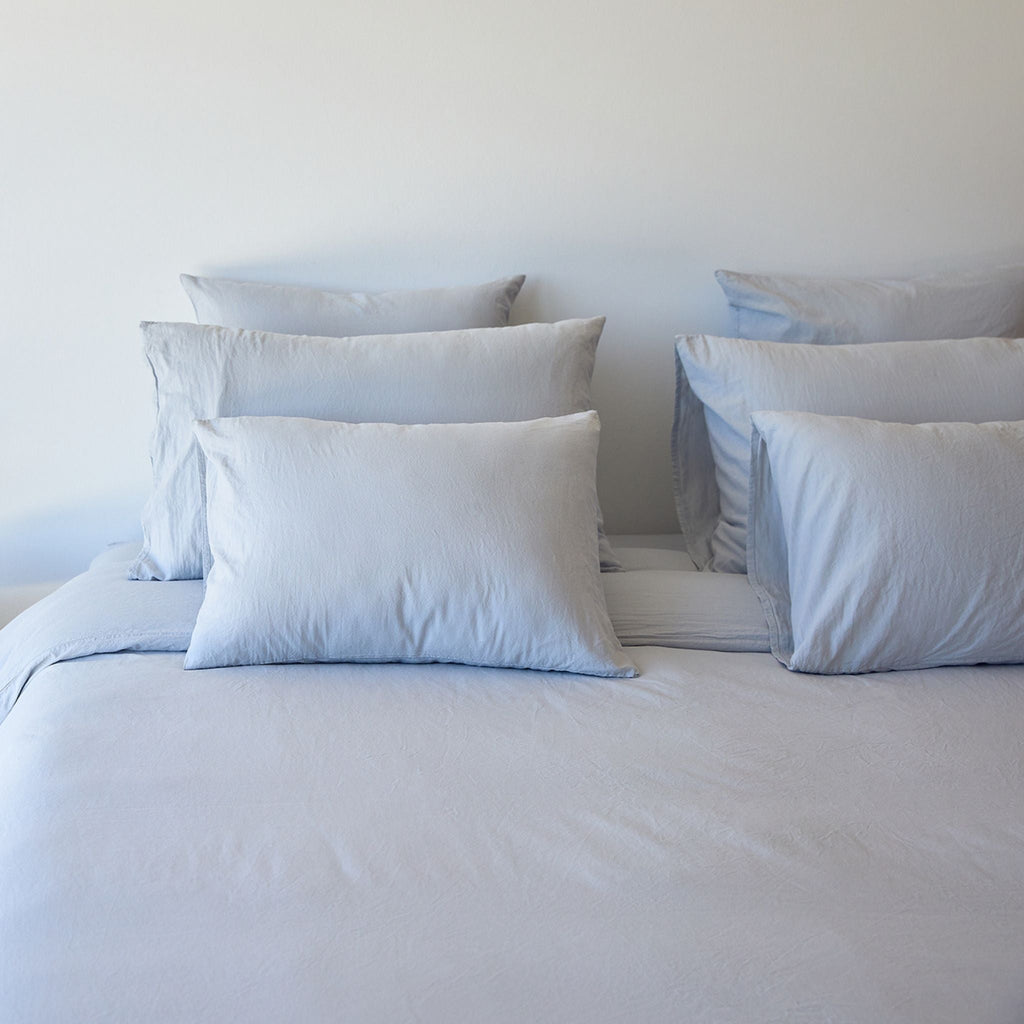 Silver grey Tavira Washed Cotton